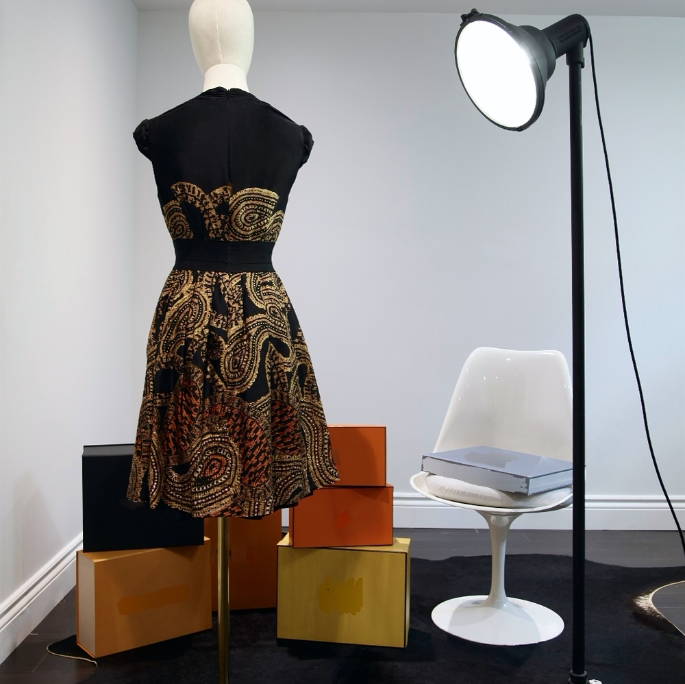Yoana Baraschi Dress silk blend - Picture 2 of 4